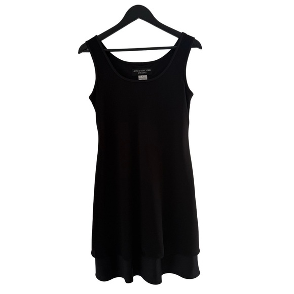 Vintage Jones New York Black Chic Dress - Picture 1 of 3